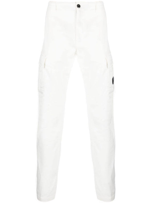 Pantalon Cargo Classique - Blanc satin